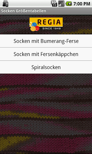 Socken Größentabellen