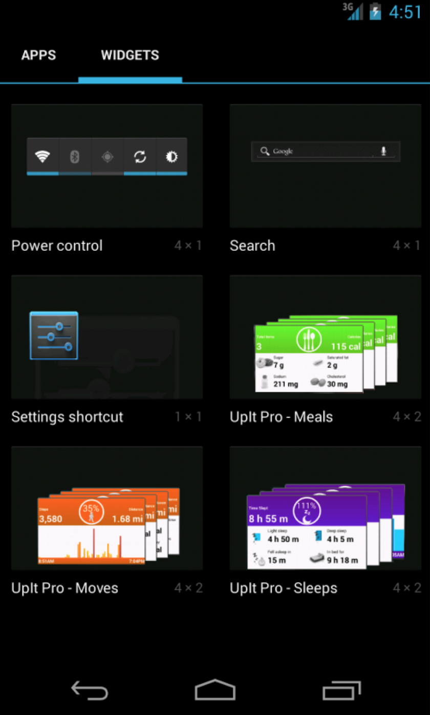 UPIt Pro for Jawbone UP System Screen 3