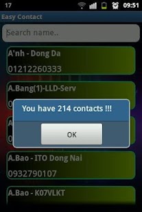 Free Download Easy Contact APK for PC