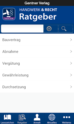Ratgeber Handwerk Recht