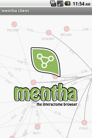mentha the interactome browser