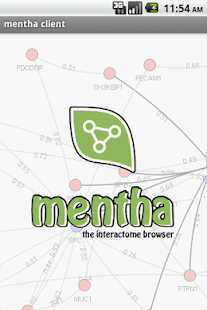   mentha the interactome browser- screenshot thumbnail   
