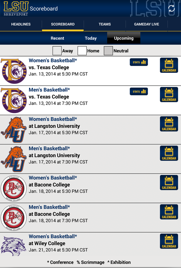 LSU Shreveport Athletics - Android Apps on Google Play