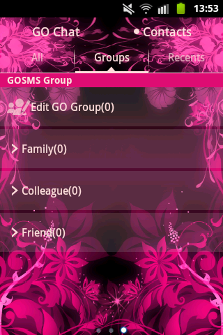 【免費個人化App】GO SMS Theme Pink Flower Buy-APP點子