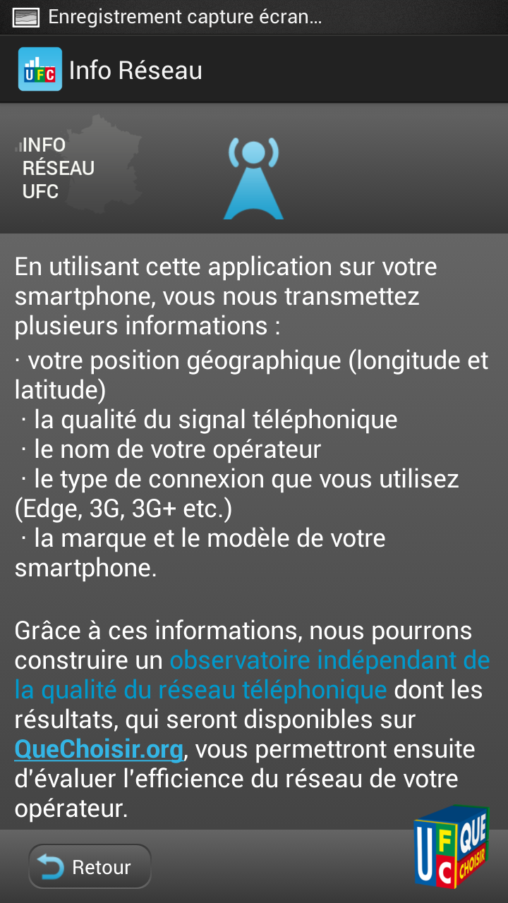 Info réseau Screen 2
