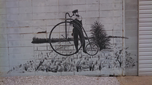 Man with Old Bicycle
