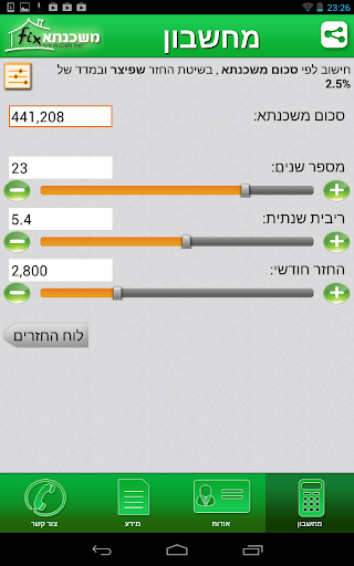 【免費財經App】מחשבון משכנתא פיקס-APP點子