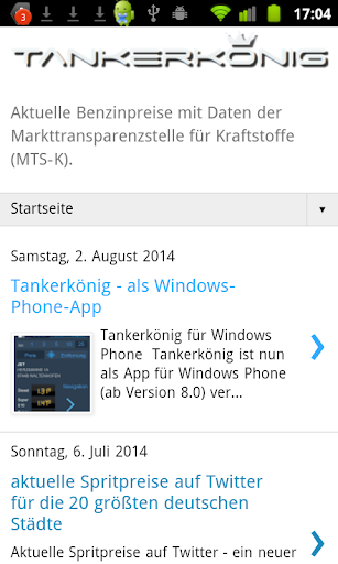 【免費交通運輸App】Tankerkönig Spritpreis-APP點子