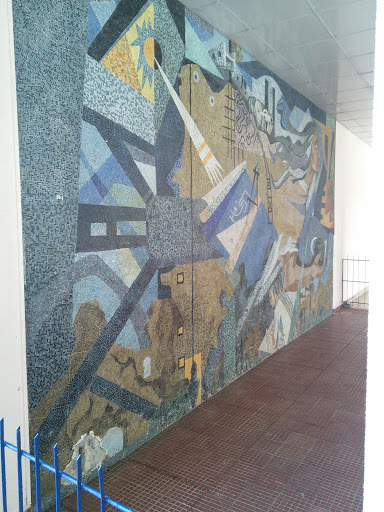 Mural Abstracto Facultad Ingenieria