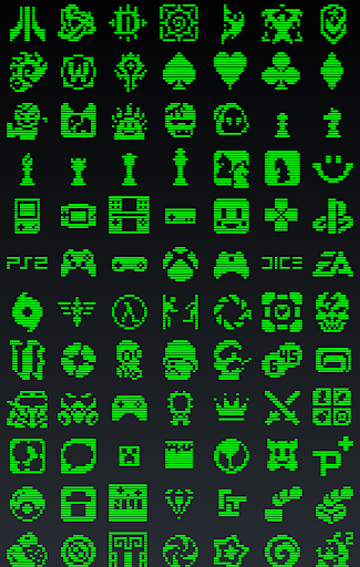 【免費個人化App】1-BIT GREEN Icon Theme-APP點子