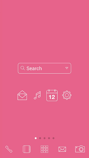 The Simple_pink dodol theme