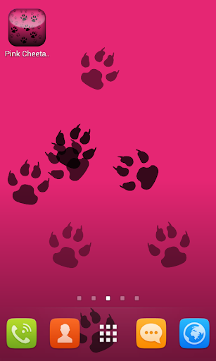 【免費個人化App】Pink Cheetah Live Wallpaper-APP點子