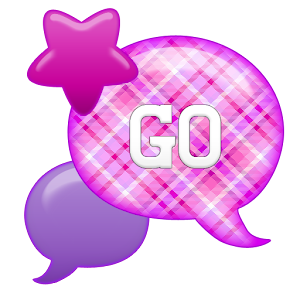 GO SMS - Bubble Purple Stars.apk 1.1