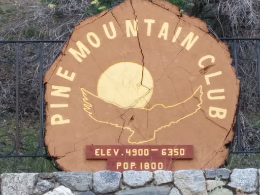 Pine Mountain Club Sign
