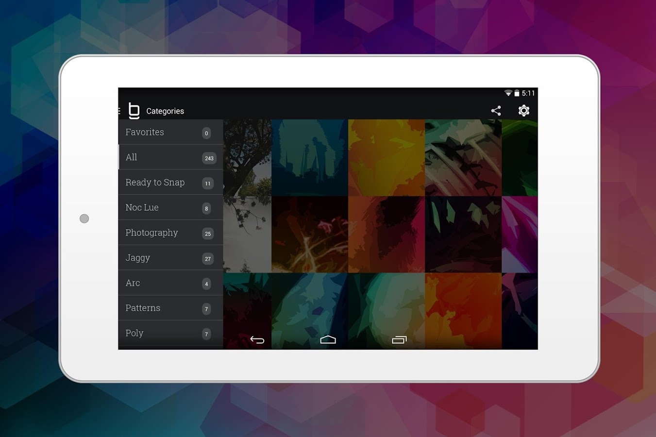 Behang - screenshot