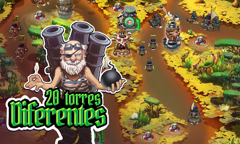   Pirate Legends TD: captura de tela 