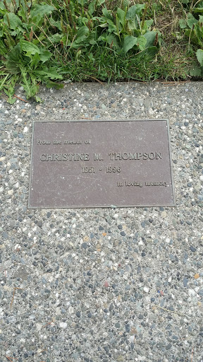 Christine M. Thompson Memorial Bench