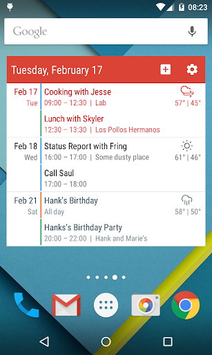 【免費生產應用App】Event Flow Calendar Widget-APP點子