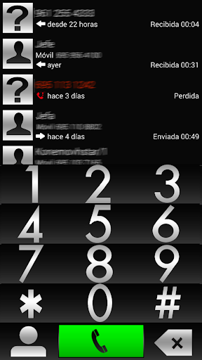 THEME PURE BLACK FOR EXDIALER