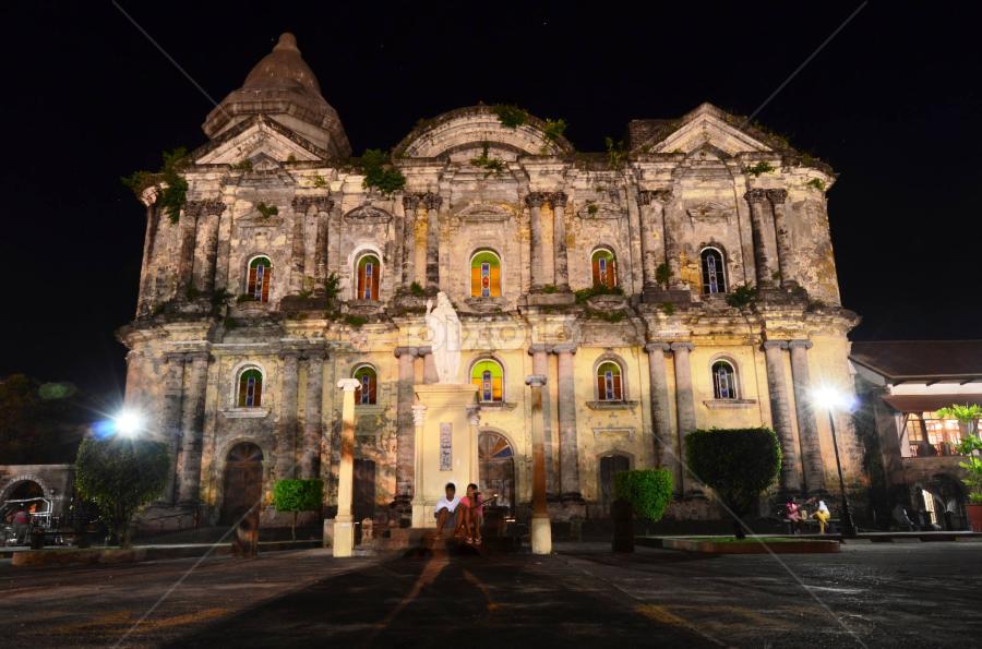 Basilica of St. Martin de Tours, Taal, Batangas. by Cesar Cambay - Buildings & Architecture Places of Worship