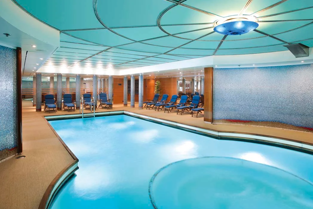 Costa-Victoria-Pompeii-Spa-2 - The Pompeii Spa pool, on deck 6 of Costa Victoria.
