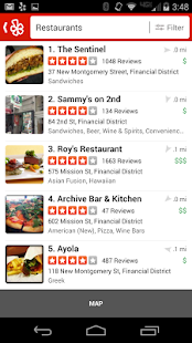 Yelp - screenshot thumbnail