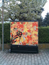 Punkte Blumen Graffiti