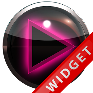 Poweramp Widget Pink Glow.apk 2.08-build-208