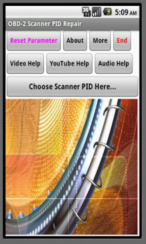 OBD-2 Scanner PID Repair Screen 1