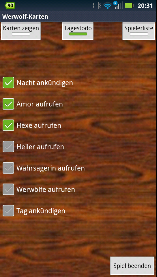 Werewolf Cards - No Ads Screen 3