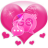 GO SMS Pro Theme Pink Love mobile app icon