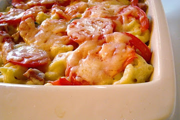 Tuscan Macaroni and Cheese Bake