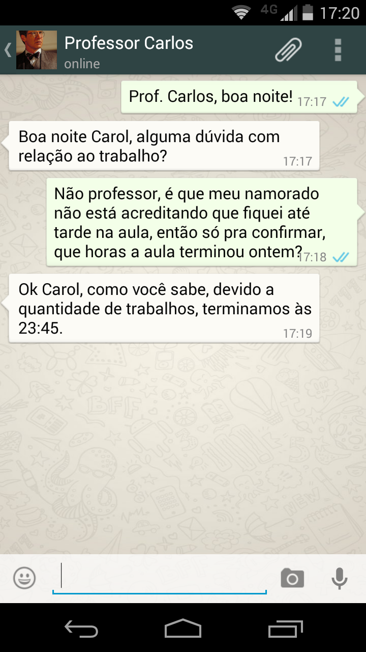 WhatsFake (Conversas Falsas) Screen 3