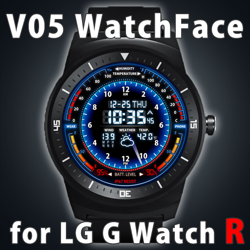 V05 WatchFace for LG G Watch R LOGO-APP點子