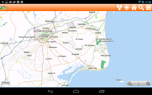 Alicante Offline mappa Map Screenshots 2