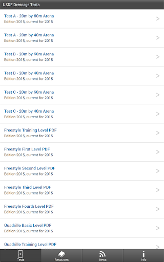 【免費運動App】USDF EquitTests 1 - Dressage-APP點子