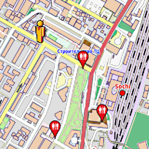 Sochi Amenities Map