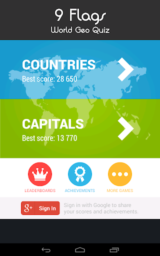 【免費益智App】9 Flags - World Geo Quiz-APP點子