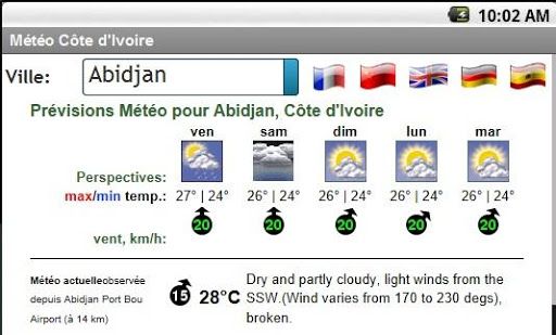 【免費天氣App】Météo Côte D'Ivoire-APP點子