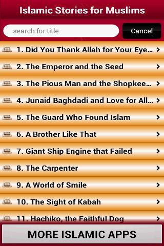 250 Islamic Stories For Muslim Screen 2