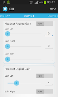 KUI - A Kernel Tweaker Screenshots 6