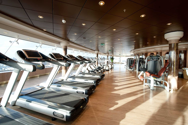 The Aurea Spa aboard MSC Magnifica has all the latest equipment for you to keep up your exercise regimen.