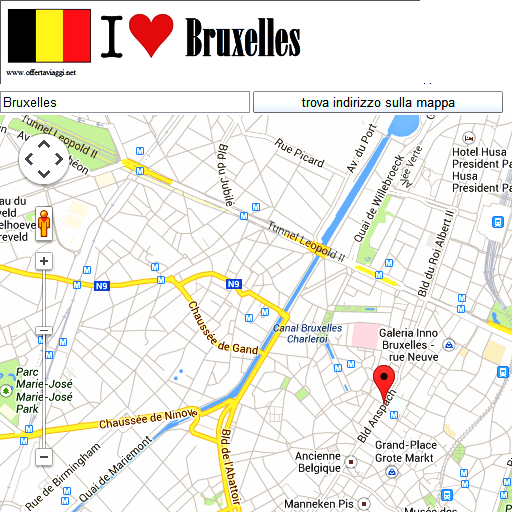 Bruxelles maps
