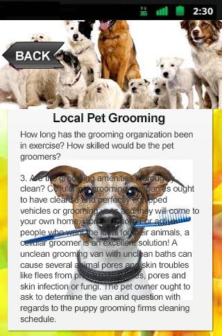 【免費社交App】Local Pet Grooming-APP點子