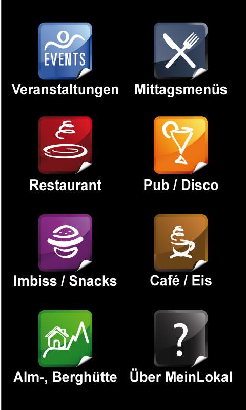 Android application Restaurantführer Österreich screenshort