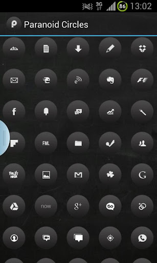 Paranoid Circles Icon Pack