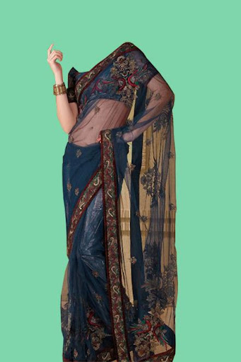 Designer Sari Photo Suit