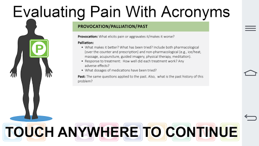 【免費醫療App】Evaluating Pain with Acronyms-APP點子