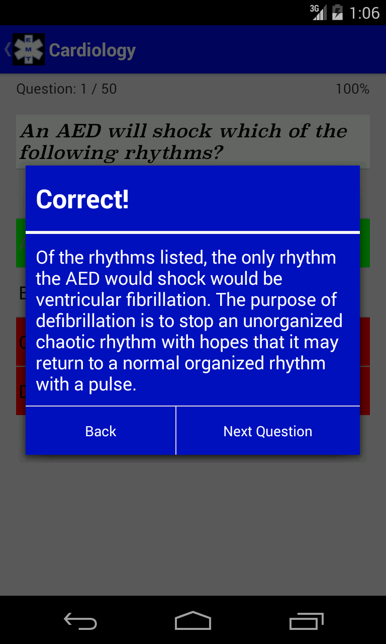 EMT Study - NREMT Test Prep Screen 3