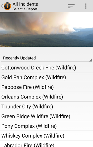 Wildfire Maps Information